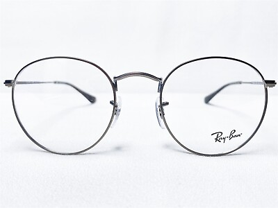 #ad NEW Ray Ban RB3447V 2620 Unisex Gunmetal Round Eyeglasses Frames 50 21 145