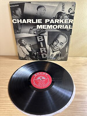 #ad Charlie Parker Memorial 1955 Savoy MG 12000 Mono Jazz LP VG Tested Plays Great
