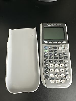 #ad Texas Instruments TI 84 Plus Silver Edition Graphing Calculator Gray