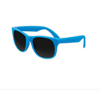 #ad Blue Neon Men Women Sunglasses Retro Vintage Fashion Glasses