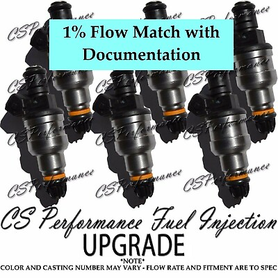 #ad 1% Flow Match Upgrade Fuel Injectors for 89 93 Chevy Olds Pontiac 3.1L 3.4L V6