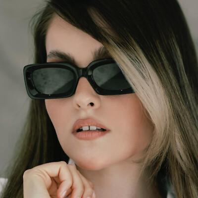#ad Retro Vintage Square Hip Hop Sunglasses Fashion Mens Women Outdoor Shade Glasses
