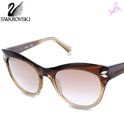 #ad Sunglasses Swarovski SK0171 Woman Brown 118413 Accessories Original
