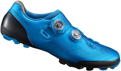 #ad Shimano S Phyre XC901 Carbon Mtn Bike Shoes EU 37 US 4.5 BLUE XC9 BOA Gravel SPD
