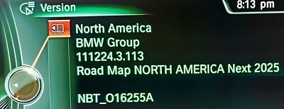 #ad Original BMW North America Next 2025 MAP Navigation update data include FSC code