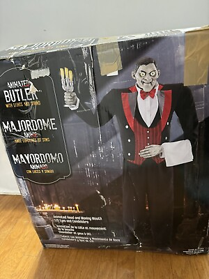 #ad Halloween Animated Butler 7Ft by Costco