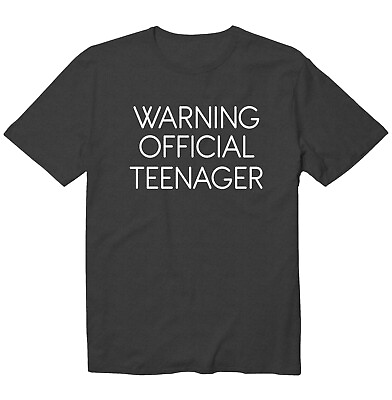 #ad Warning Official Teenager Funny Cool Unisex Kid Youth T Shirt