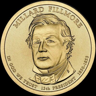 #ad 2010 Millard Fillmore Presidential $1 Dollar Uncirculated Mint Roll FREE SHIP