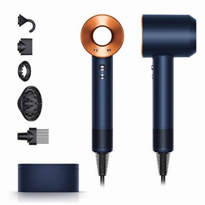 #ad Dyson Supersonic HD07 Special Edition Hair Dryer with Brush Comb Blue Copper