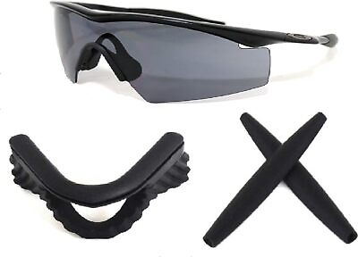 #ad Galaxy Nose Pads Earsocks For Oakley M Frame Series Sunglasses Black