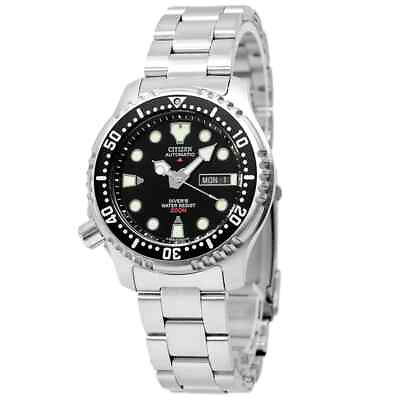 #ad Citizen Men#x27;s Promaster Sea Lefty Automatic Black Dial Watch NY0040 50E NEW