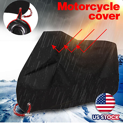 #ad Waterproof Motorbike 3XL Motorcycle Cover For Winter Outside Storage Snow Rain