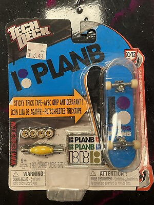 #ad Tech Deck Plan B Torey Pudwill Foam Grip Sticky Trick Tape Skateboard Vintage