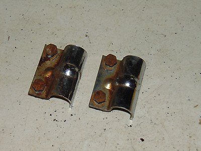 #ad Vintage 72 Skidoo Olympique Nordic Snowmobile Rear Bumper Brackets