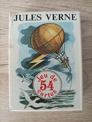 #ad Jules Verne Jeu De 54 Cartes A Jouer Grimaud France 1978