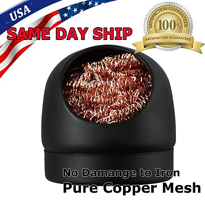 #ad Soldering Head Steel Cleaning Wire Ball Iron Tip Cleaner Heavy Duty Welding US