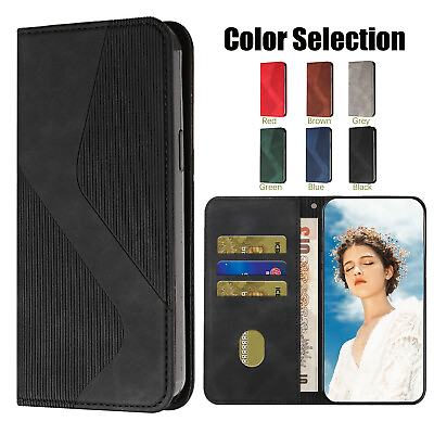 #ad S type Skin Feel Magnetic Wallet Phones Case Book Flip Leather Stand Card Pocket