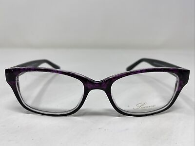 #ad Success SS 83 PURPLE BLACK 50 19 140 Plastic Full Rim Eyeglasses Frame U48