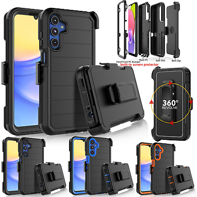 #ad For Samsung Galaxy A35 5G Phone Case Fits Otterbox Defender Screen Protector