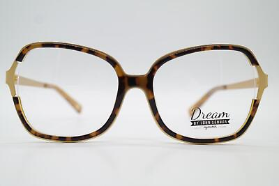 #ad Glasses Dream by John Lennon JOL 19 Braun Gold Oval Frames Eyeglasses New