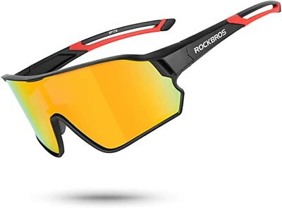 #ad ROCKBROS Cycling Sunglasses Polarized Outdoor Sports Bicycle Glasses UV400 $18.99