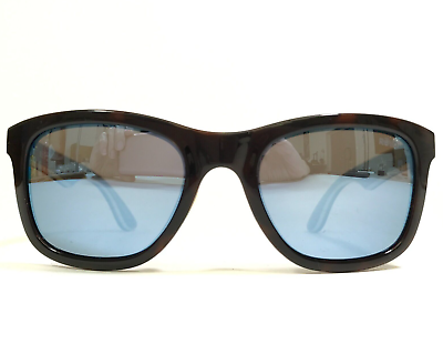 #ad REVO Sunglasses RE1000 02 HUDDIE Brown Tortoise Ivory Frames Mirrored Lenses