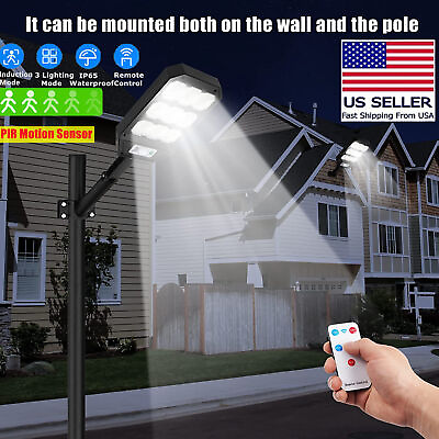 #ad 2Pack Solar Lights Outdoor PIR Motion Sensor LED Waterproof Security Garden Lamp