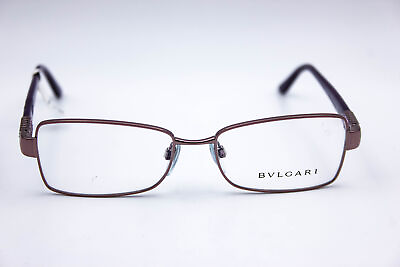#ad Bvlgari 2093 B 176 Purple W Swarovski Rectangle Eyeglasses Frames 53 16 135