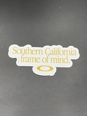 #ad Oakley Decal Southern California Frame of Mind