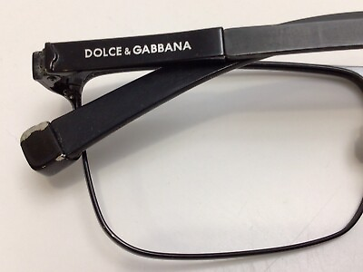 #ad DOLCE amp; GABBANA Men’s BLACK METAL Eye Glasses FRAME BASALTO COLLECTION