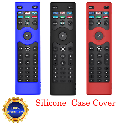 #ad Silicone Case Protective Cover for Vizio Smart TV Remote Controller XRT140