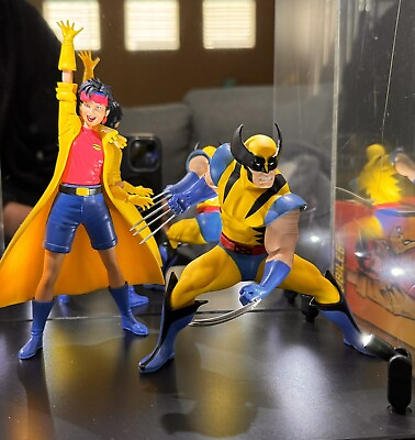 #ad Kotobukiya Marvel Universe X Men #x27;92 ArtFX Wolverine amp; Jubilee Two Pack