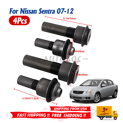 #ad New Set of 4PCS Engine Cradle Subframe Bushing Fit for Nissan Sentra 2007 2012