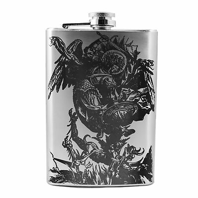 #ad 8oz Vintage St. Michael Stainless Steel Flask