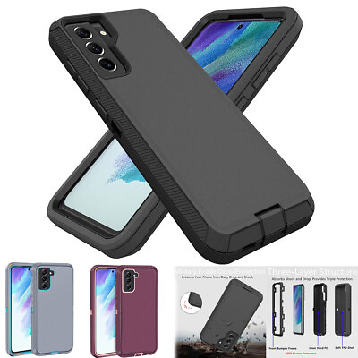 #ad For Samsung Galaxy S21 FE 5G Case Heavy Duty Shockproof Rugged Protective Cover