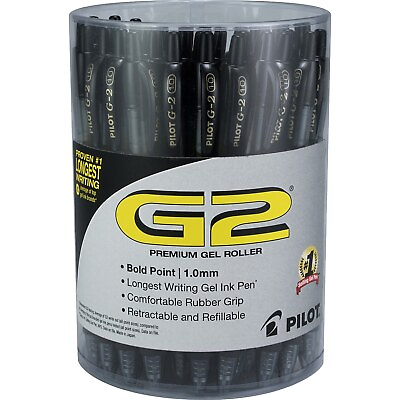#ad Pilot G2 Retractable Gel Pens Bold Point Black Ink 36 Pack 84095 2724465