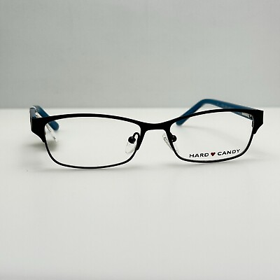 #ad Hard Candy Eyeglasses Eye Glasses Frames HC01 BLK 52 15 135