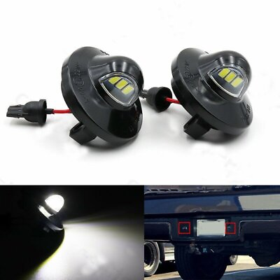 #ad 2x LED License Plate Light Tag Lamp Assembly Replacement for Ford F150 F250 F350