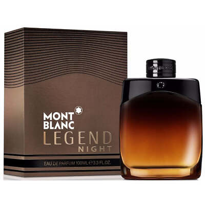 #ad LEGEND NIGHT by Mont Blanc cologne men EDP 3.3 3.4 oz New in Box