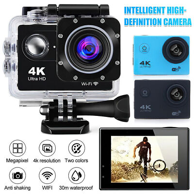 #ad 2024 4K Waterproof Ultra HD Sports Cam Action Camera Camcorder Video Recorder US