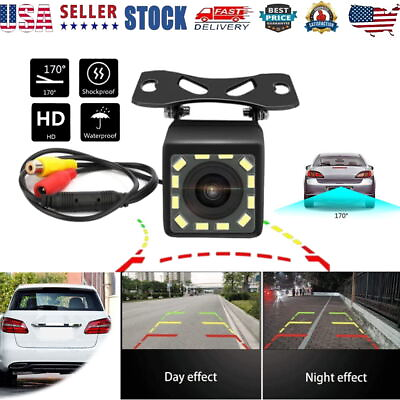 #ad 170° CMOS Car Rear View Backup Camera Reverse Parking HD Night Vision Waterproof