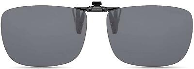 #ad CAXMAN Polarized Clip On Sunglasses Over Prescription Glasses for Men Women UV P
