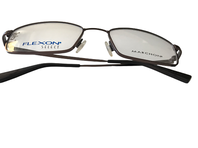 #ad Flexon Select 1143 Eyeglasses Frames Marchon Eyeglass Expresso Memory Metal 51