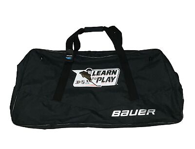 #ad BAUER HOCKEY LEARN TO PLAY S26 CARRY BAG Black 36” X 16” X 16”
