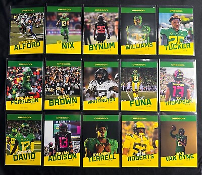 #ad Oregon Ducks 2022 OnIt Athlete Football Trading Cards NIL Deal Complete Your Set $1.75