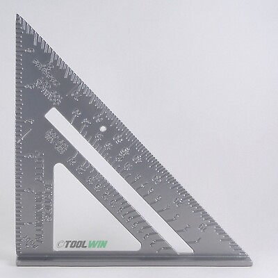 #ad Carpenter Speed 7quot; Aluminum Square Combination Protractor Framing Tool Square