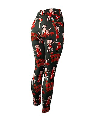 #ad Betty Boop Cartoon Icon of a Generation Leggings Multiple Sizes with POCKETS