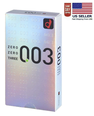 #ad Okamoto 003 Extra Thin 0.03mm Condom 12 Pcs US Seller