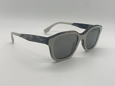#ad New FENDI FE 40077I 25C Silver Sunglasses 51 20 145mm