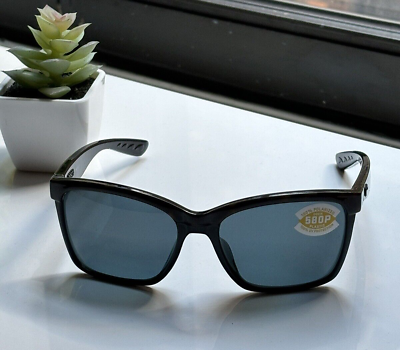 #ad NEW COSTA DEL MAR Tortoise Gray Blue ANAA 109 Polarized 580P Sunglasses $89.00
